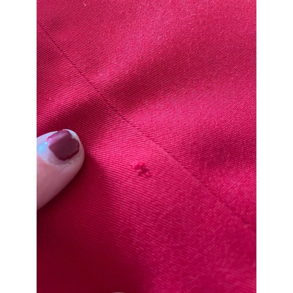 Vintage Red Pencil Skirt Simon Ellis 60s 70s - Picture 8 of 9